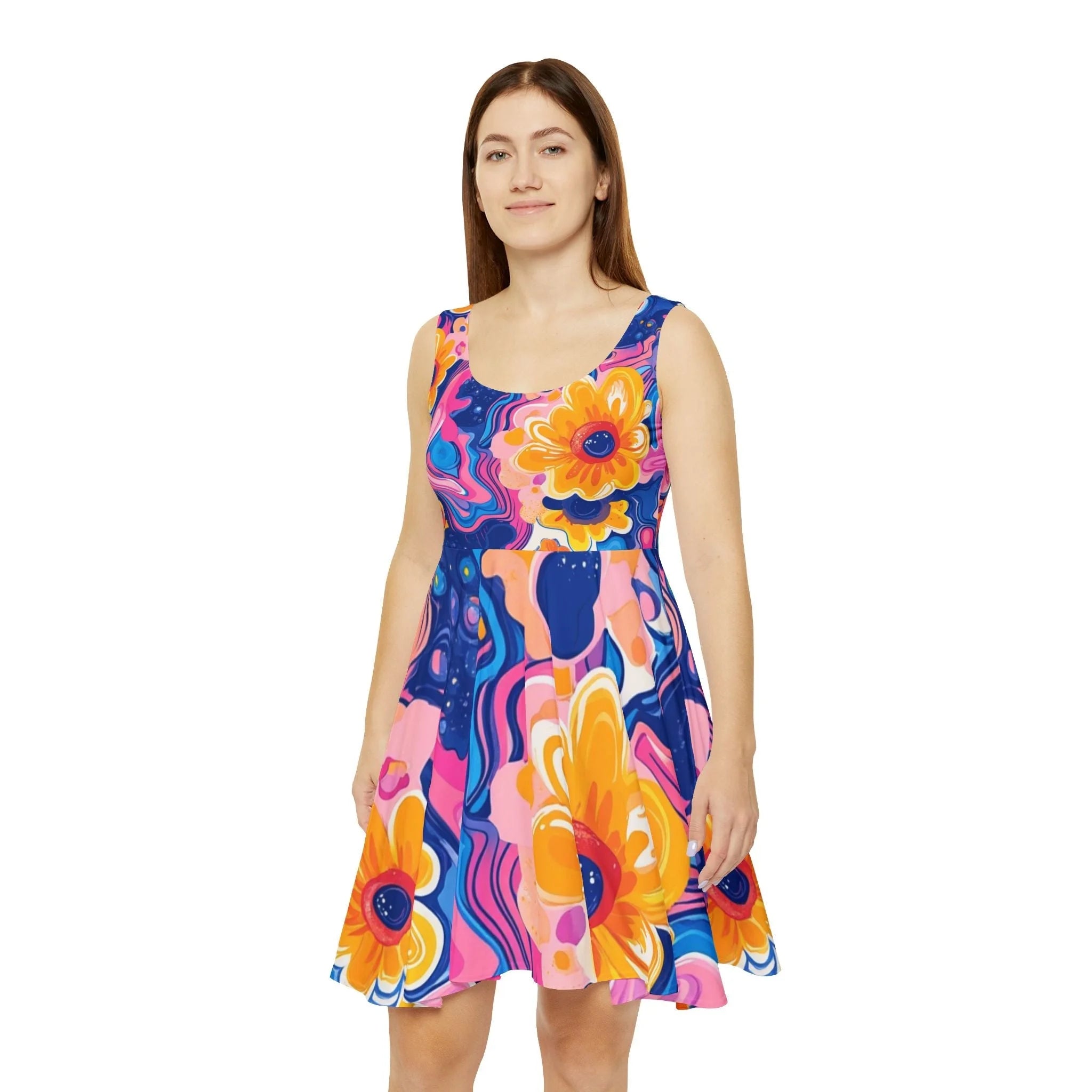 ["All Over Print","AOP","AOP Clothing","Art","Artful","Artistic","Artsy","Arty","Assembled in the USA","Assembled in USA","Illustration","Illustration art","Made in the USA","Made in USA","Skirts & Dresses","Sublimation","Women's Clothing"]