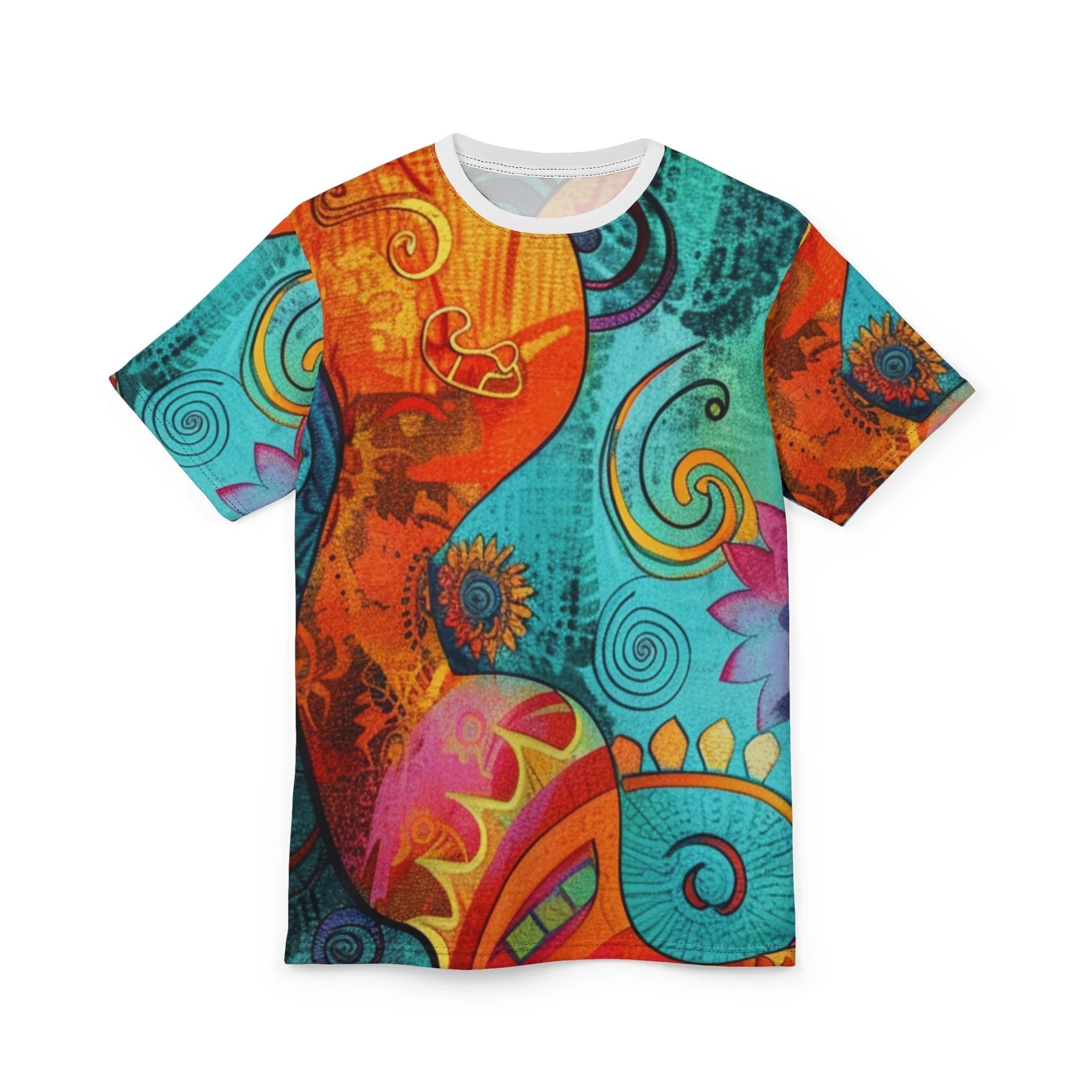 ["All Over Print","AOP Clothing","Art","Artful","Artistic","Artsy","Arty","Assembled in the USA","Assembled in USA","Crew neck","Illustration","Illustration art","Made in the USA","Made in USA","Men's Clothing","Sublimation","T-shirts","Unisex","Women's Clothing"]