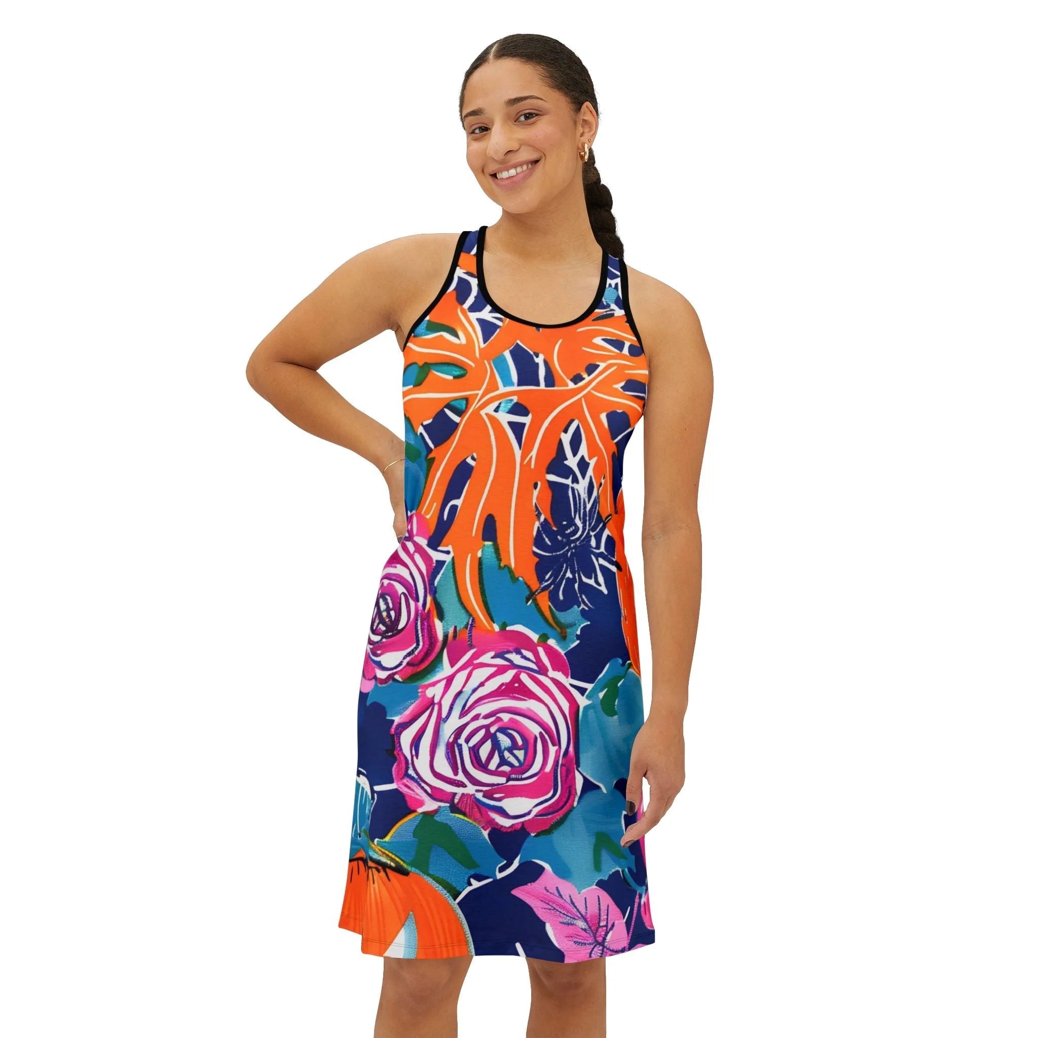 ["All Over Print","AOP","Art","Artful","Artistic","Artsy","Arty","Assembled in the USA","Assembled in USA","Illustration","Illustration art","Made in the USA","Made in USA","Skirts & Dresses","Sublimation","Women's Clothing"]