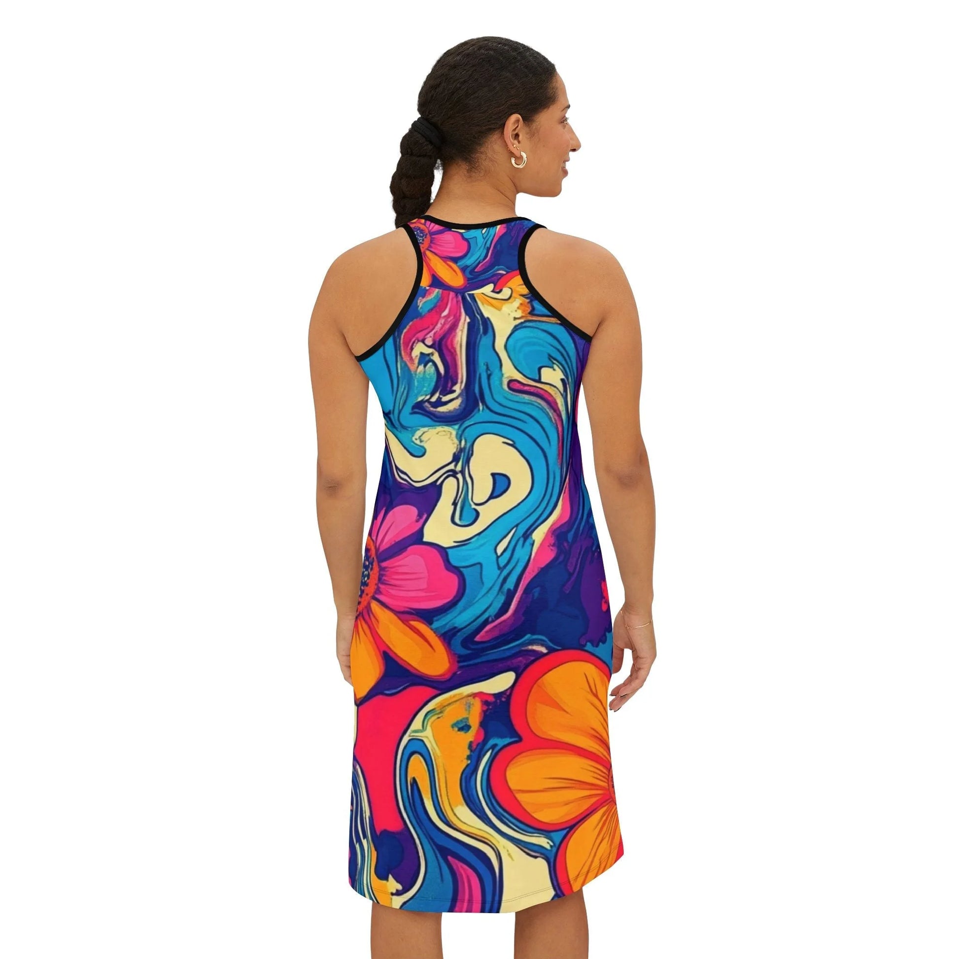 ["All Over Print","AOP","Art","Artful","Artistic","Artsy","Arty","Assembled in the USA","Assembled in USA","Illustration","Illustration art","Made in the USA","Made in USA","Skirts & Dresses","Sublimation","Women's Clothing"]