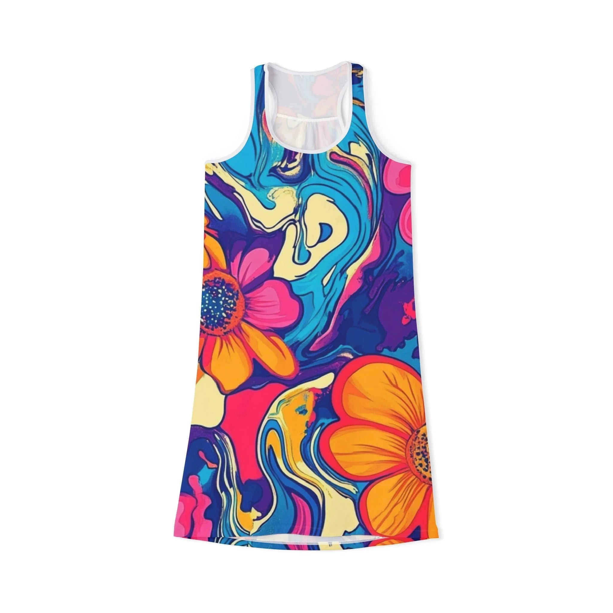 ["All Over Print","AOP","Art","Artful","Artistic","Artsy","Arty","Assembled in the USA","Assembled in USA","Illustration","Illustration art","Made in the USA","Made in USA","Skirts & Dresses","Sublimation","Women's Clothing"]