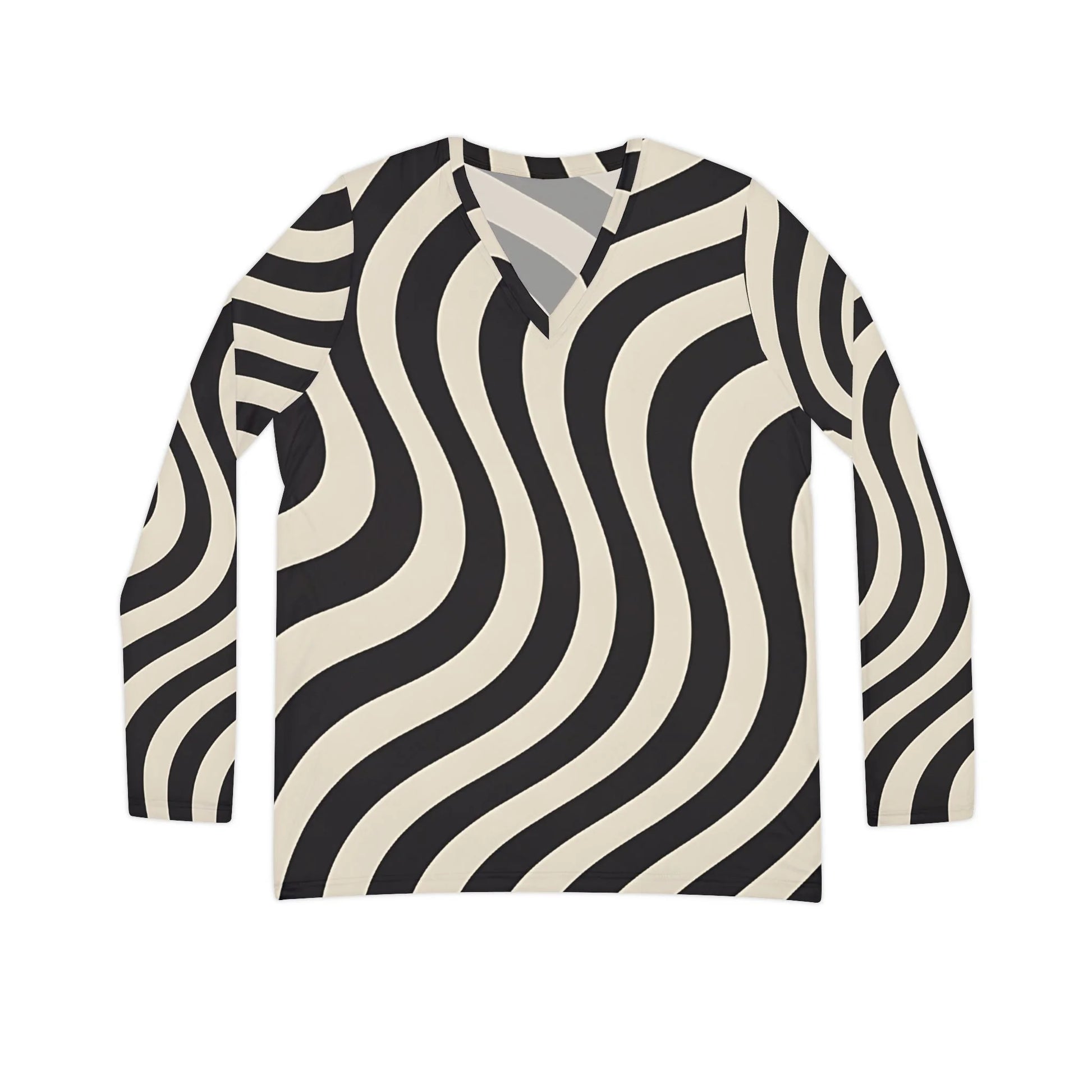 ["All Over Print","AOP","AOP Clothing","Art","Artful","Artistic","Artsy","Arty","Assembled in the USA","Assembled in USA","Illustration","Illustration art","Long Sleeves","Made in the USA","Made in USA","Sublimation","Tops","V-neck","Women's Clothing"]