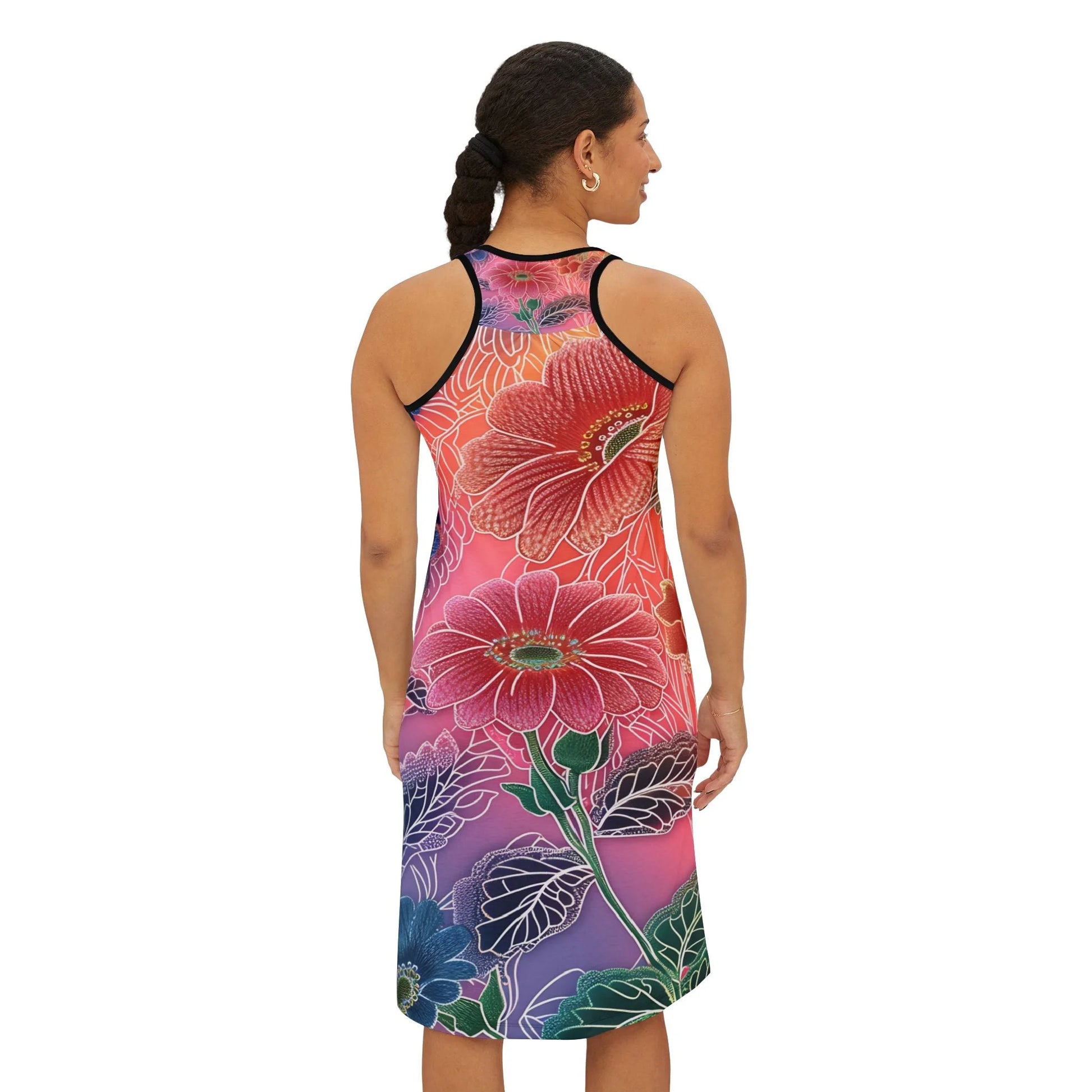 ["All Over Print","AOP","Art","Artful","Artistic","Artsy","Arty","Assembled in the USA","Assembled in USA","Illustration","Illustration art","Made in the USA","Made in USA","Skirts & Dresses","Sublimation","Women's Clothing"]