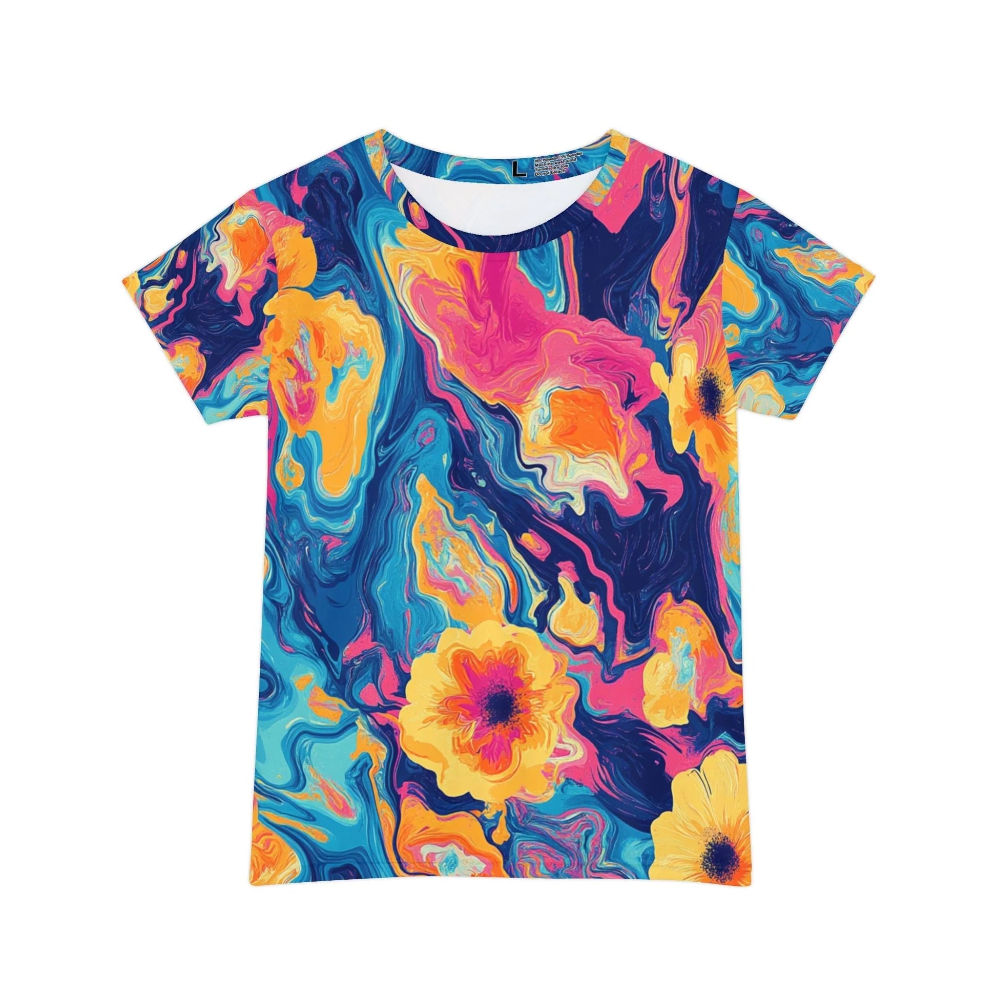 ["All Over Print","AOP","AOP Clothing","Art","Artful","Artistic","Artsy","Arty","Assembled in the USA","Assembled in USA","Illustration","Illustration art","Made in the USA","Made in USA","Sublimation","T-shirts","Tops","Women's Clothing"]