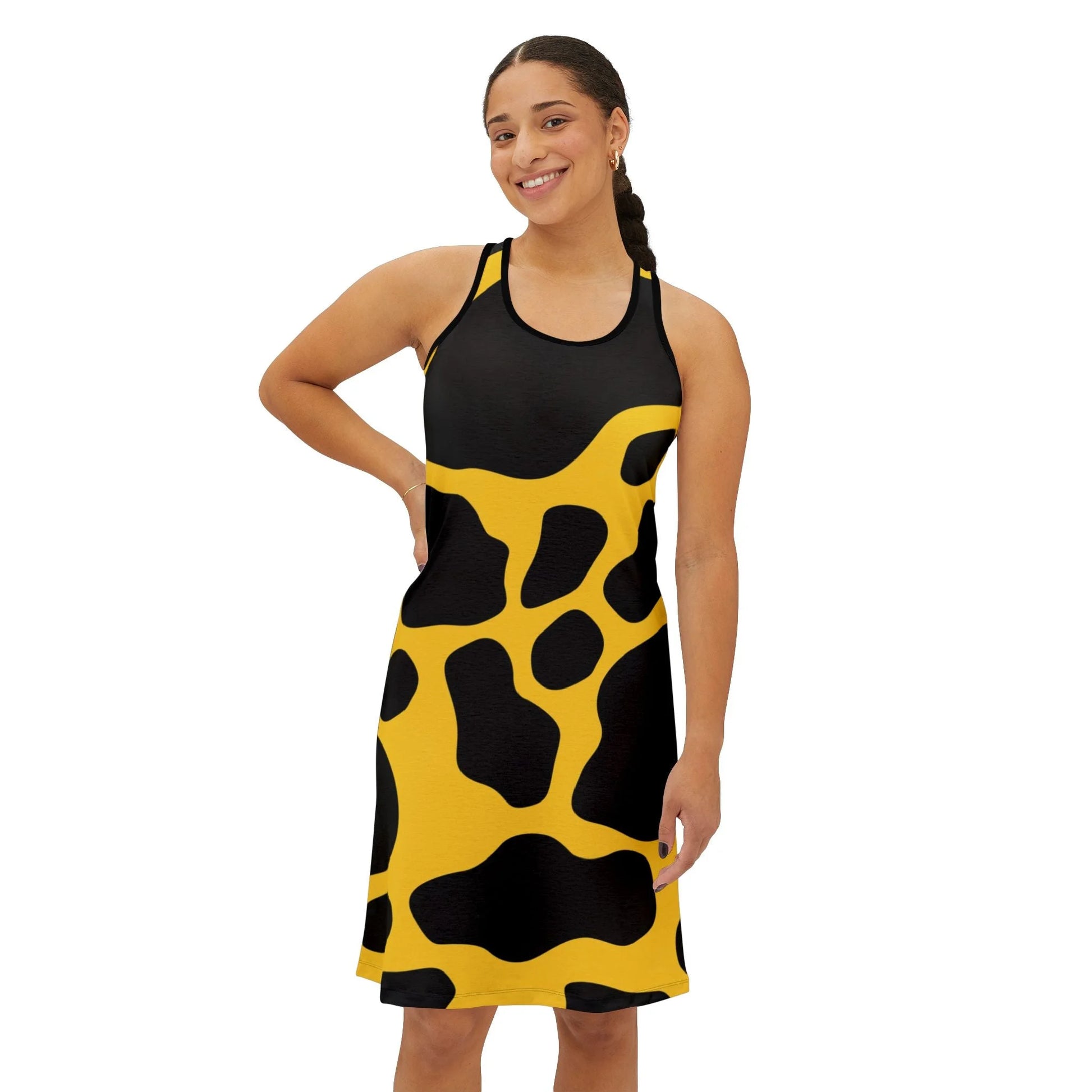 ["All Over Print","AOP","Art","Artful","Artistic","Artsy","Arty","Assembled in the USA","Assembled in USA","Illustration","Illustration art","Made in the USA","Made in USA","Skirts & Dresses","Sublimation","Women's Clothing"]